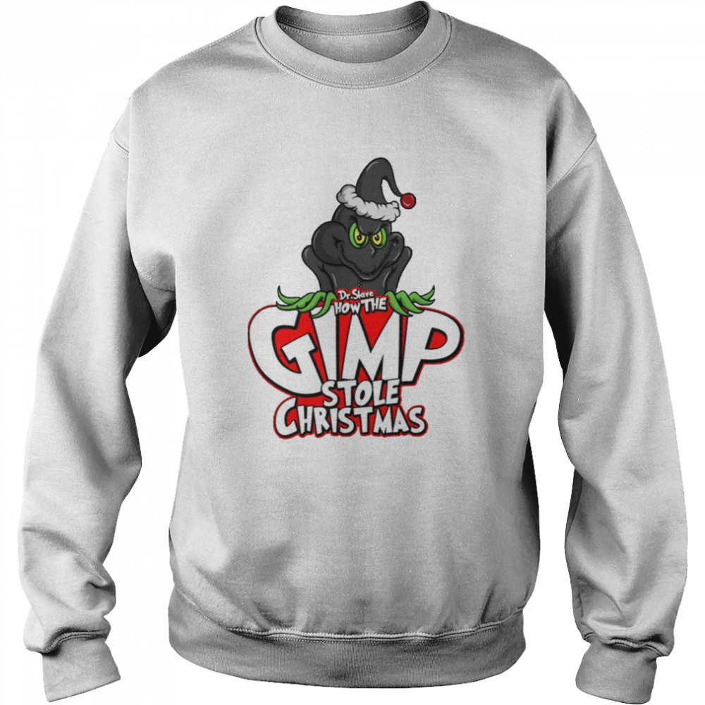 grinch gimp stole animated art christmas shirt unisex sweatshirt