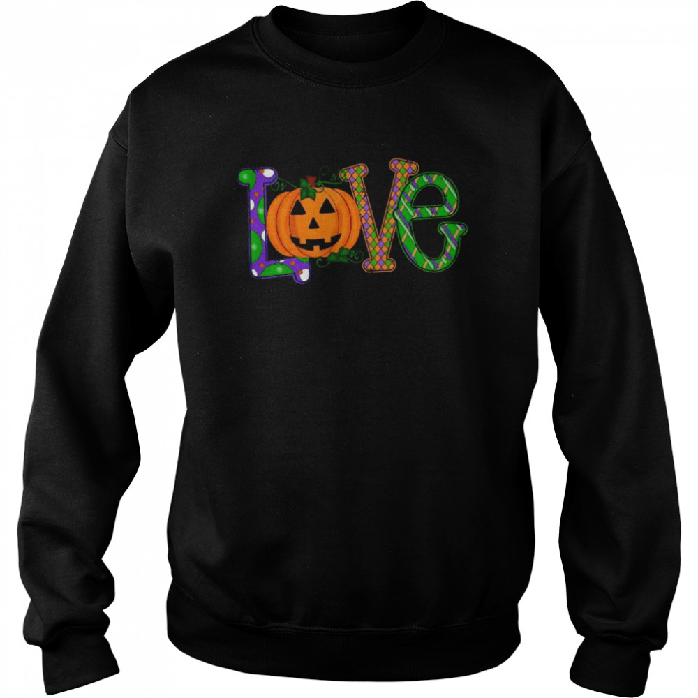 halloween love shirt unisex sweatshirt