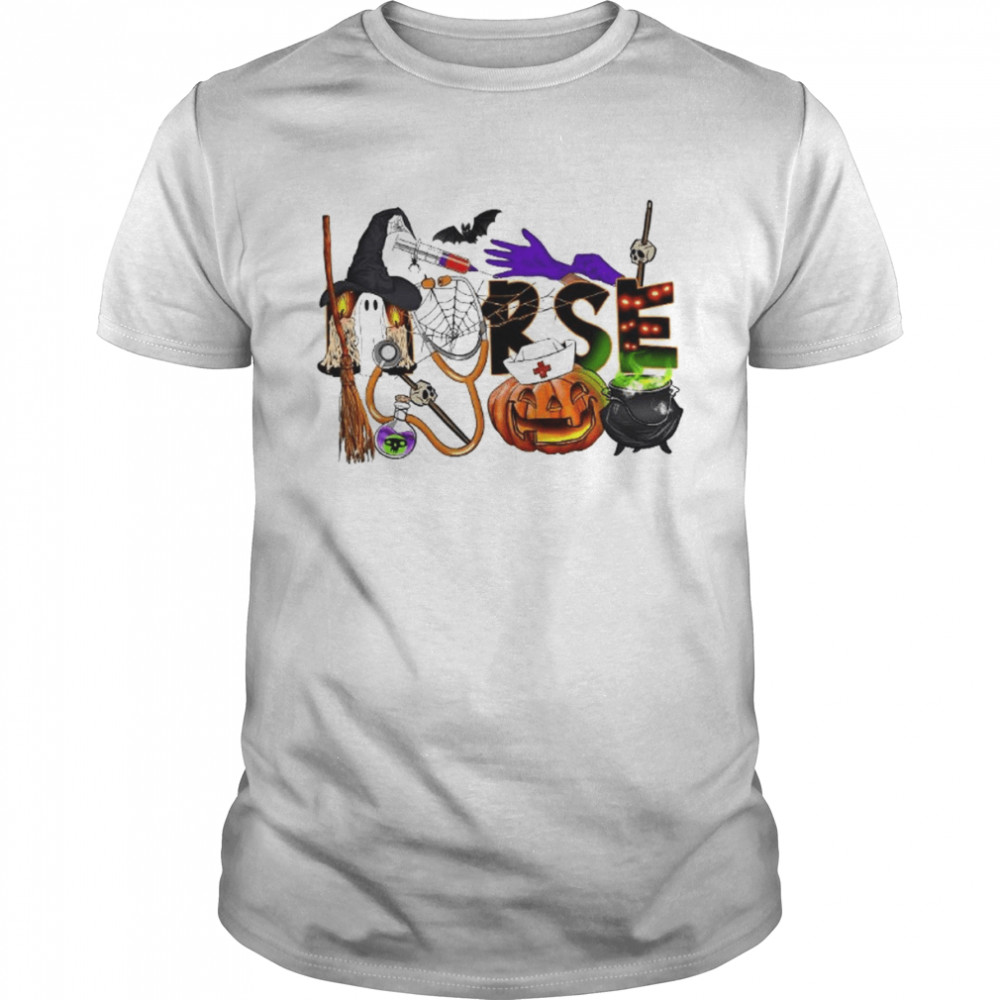 Halloween Nurse Fall Sweatshirt Classic Men's T-shirt
