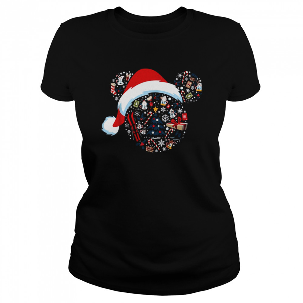 Iconic Symbols Of Winter Lodge Christmas shirt Classic Women's T-shirt