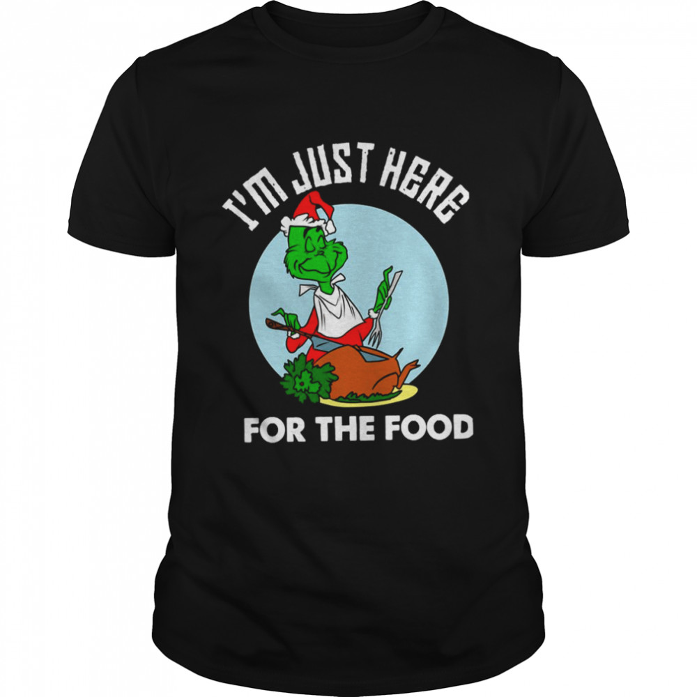 I’m Just Here For The Food Santa Christmas shirt Classic Men's T-shirt