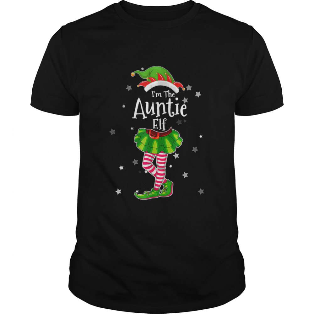 I'm The Auntie Elf T- Matching Christmas Costume 2022 T- Classic Men's T-shirt