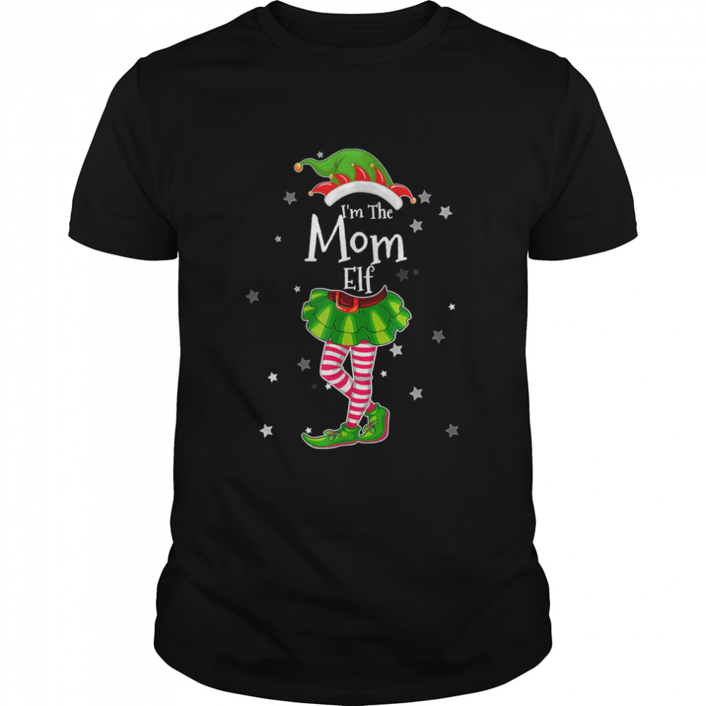 I'm The Mom Elf T- Matching Christmas Costume 2022 T- Classic Men's T-shirt