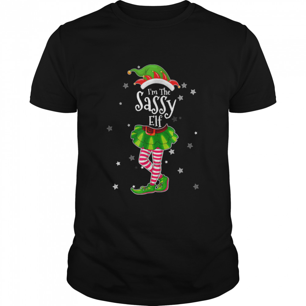 I'm The Sassy Elf T- Matching Christmas Costume 2022 T- Classic Men's T-shirt