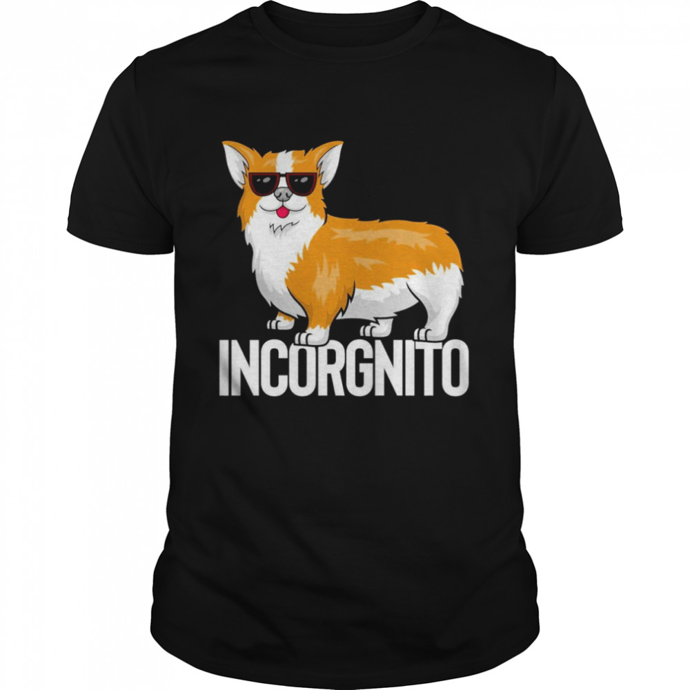 Incorgnito Corgi Dog Lover  Classic Men's T-shirt