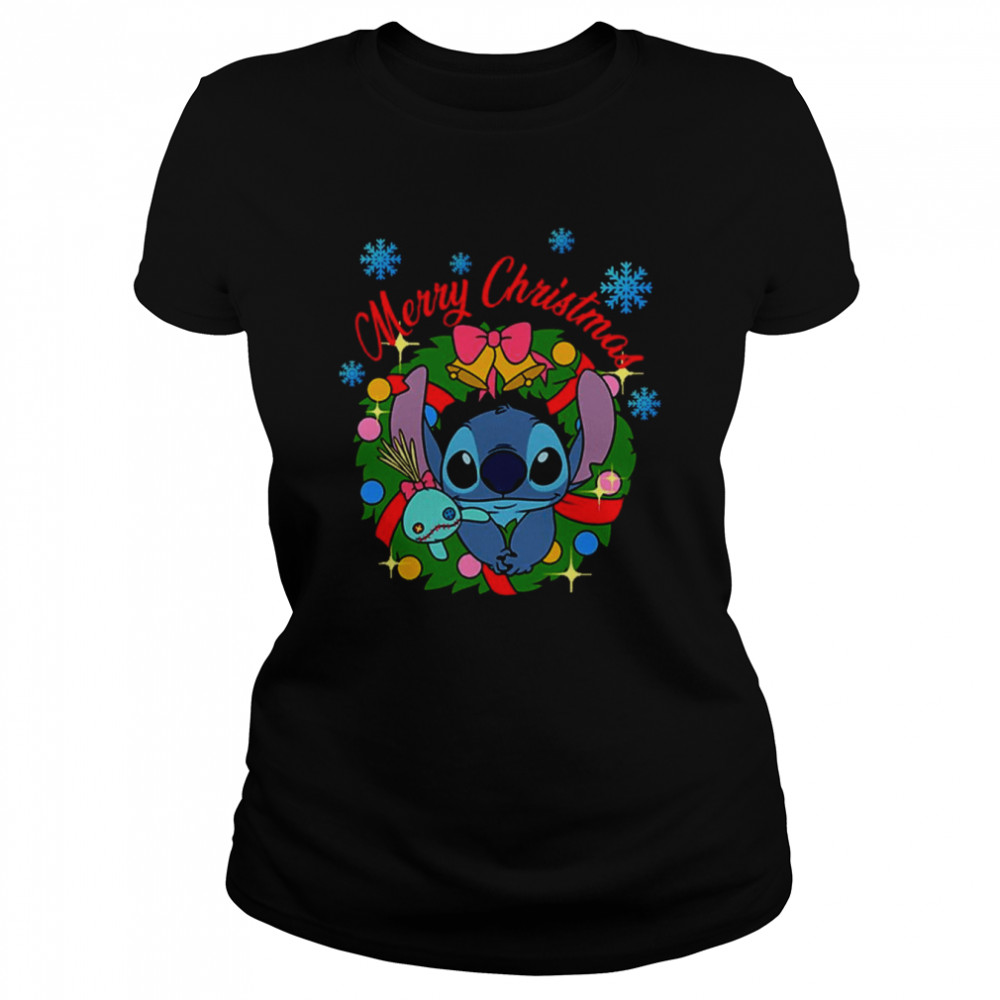 Lilo & Stitch Design Xmas Christmas shirt Classic Women's T-shirt