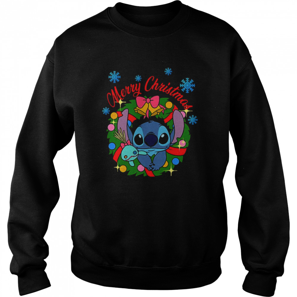 Lilo & Stitch Design Xmas Christmas shirt Unisex Sweatshirt