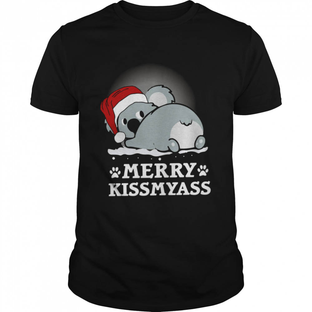 Merry Kissmyass Koala Christmas Santa shirt Classic Men's T-shirt