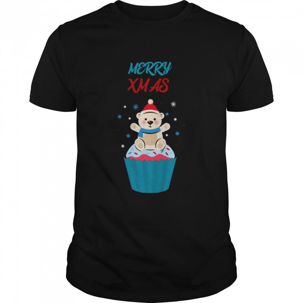 Merry Xmas Polar Bear Trending Santa Christmas shirt Classic Men's T-shirt