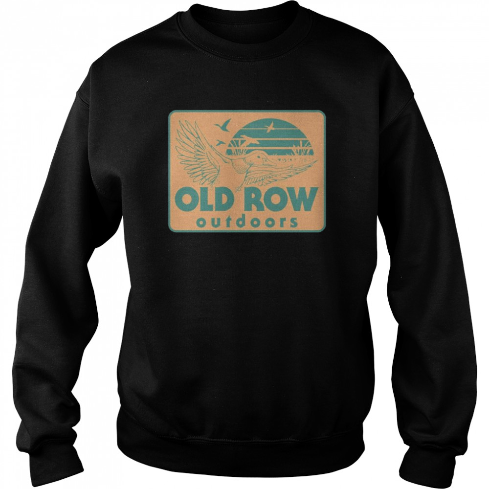 Old row outdoors duck hunt shirt Unisex Sweatshirt