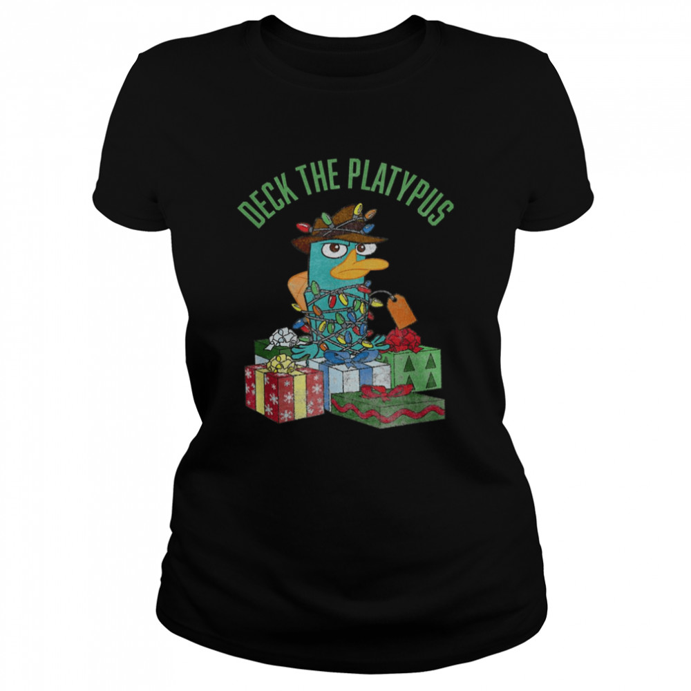Perry Deck The Platypus Christmas shirt Classic Women's T-shirt