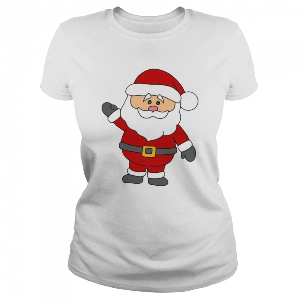 Santa Claus Graphic Christmas Xmas shirt Classic Women's T-shirt
