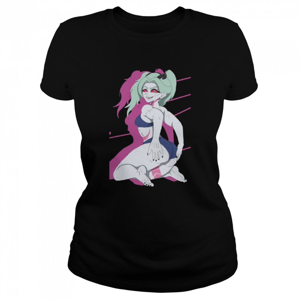 Sexy Demon Face Rebecca Cyberpunk shirt Classic Women's T-shirt