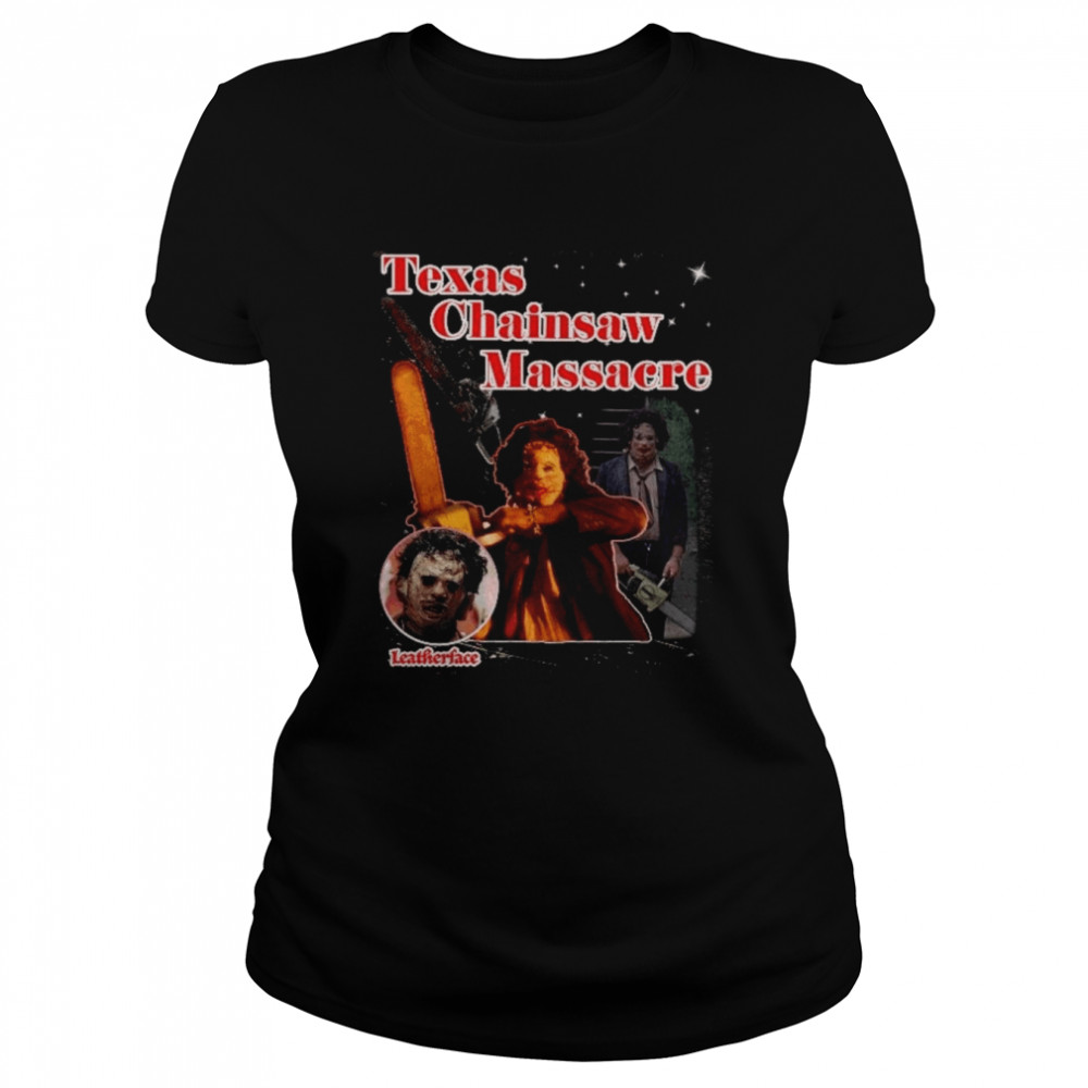 Texas Chainsaw Massacre Y2k Leatherface Horror Movie shirt Classic Women's T-shirt