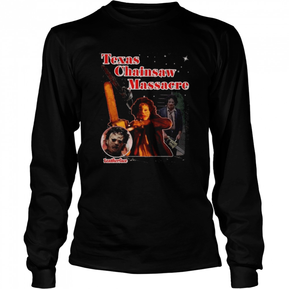 Texas Chainsaw Massacre Y2k Leatherface Horror Movie shirt Long Sleeved T-shirt
