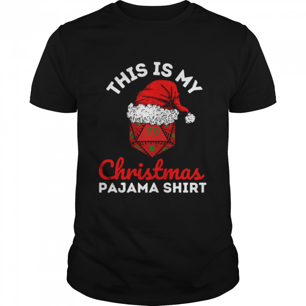 This Is My Christmas Dungeons And Dragons Pajama  Classic Men's T-shirt