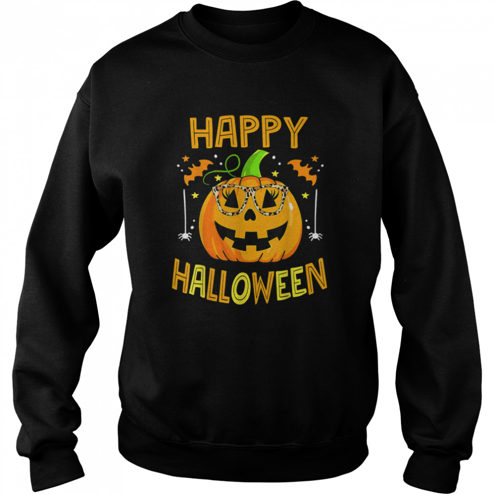 trick or treat halloween pumpkin happy halloween 2022 t unisex sweatshirt