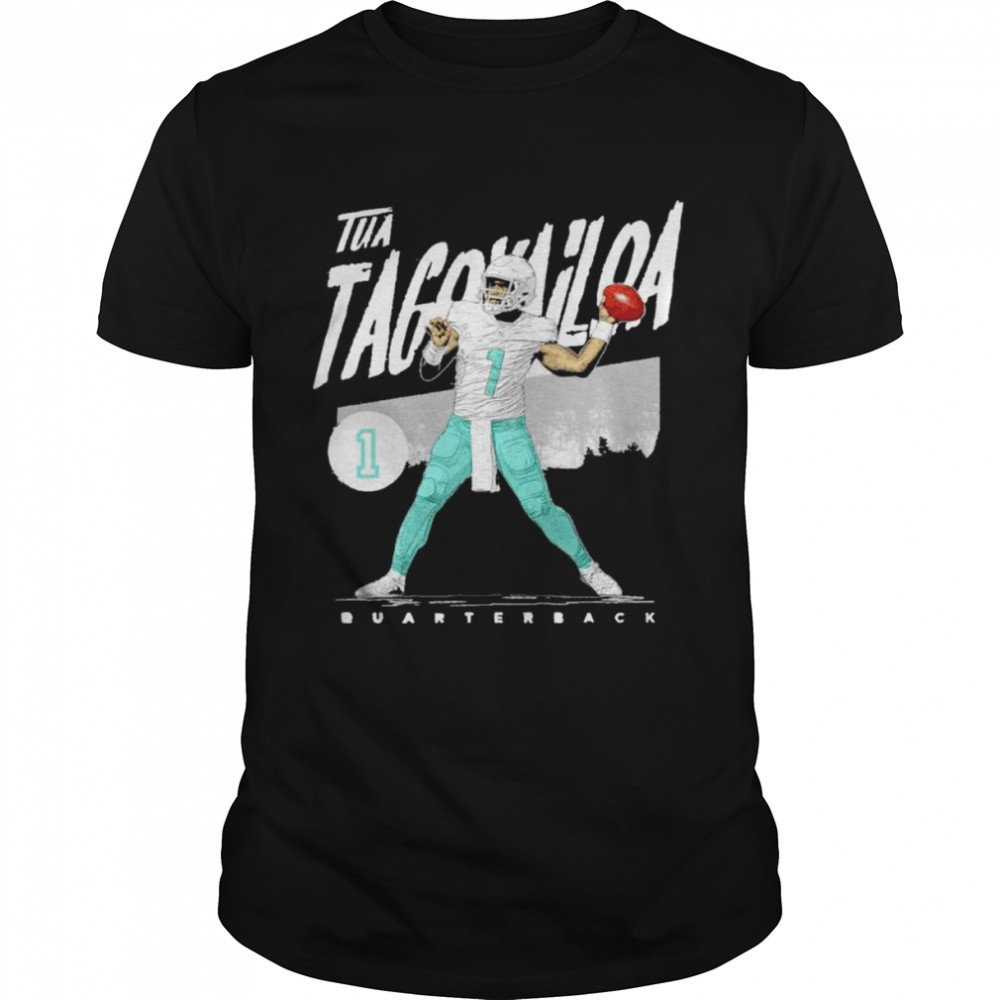 Tua Tagovailoa 1 Miami Dolphins shirt Classic Men's T-shirt Tua Tagovailoa 1 Miami Dolphins shirt Classic Men's T-shirt