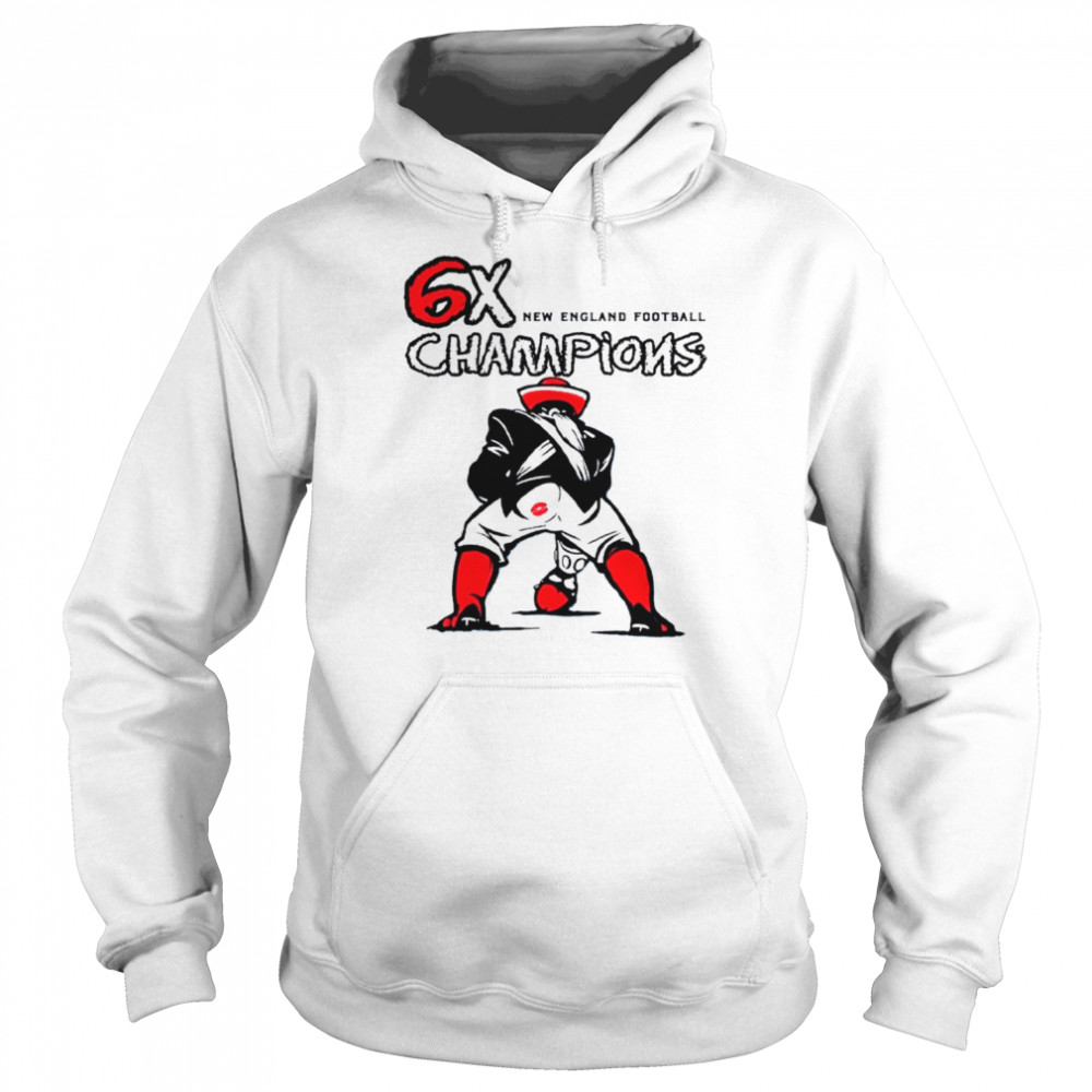 Vintage New England Team 6x Champions New England Retro American Football shirt 12 Vintage New England Team 6x Champions New England Retro American Football shirt Unisex Hoodie