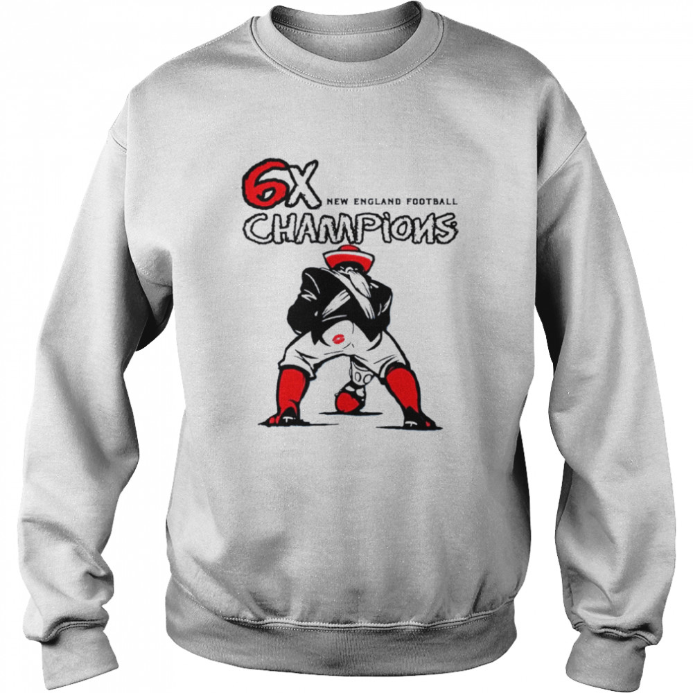 Vintage New England Team 6x Champions New England Retro American Football shirt Unisex Sweatshirt