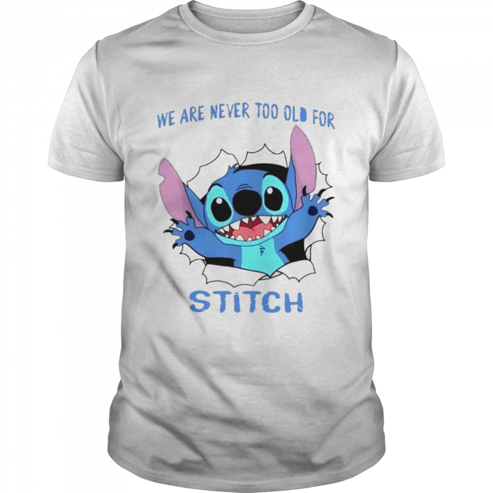 We Are Never Too Old For Stitch Cutedisney Stitch Lilo shirt Classic Men's T-shirt We Are Never Too Old For Stitch Cutedisney Stitch Lilo shirt Classic Men's T-shirt