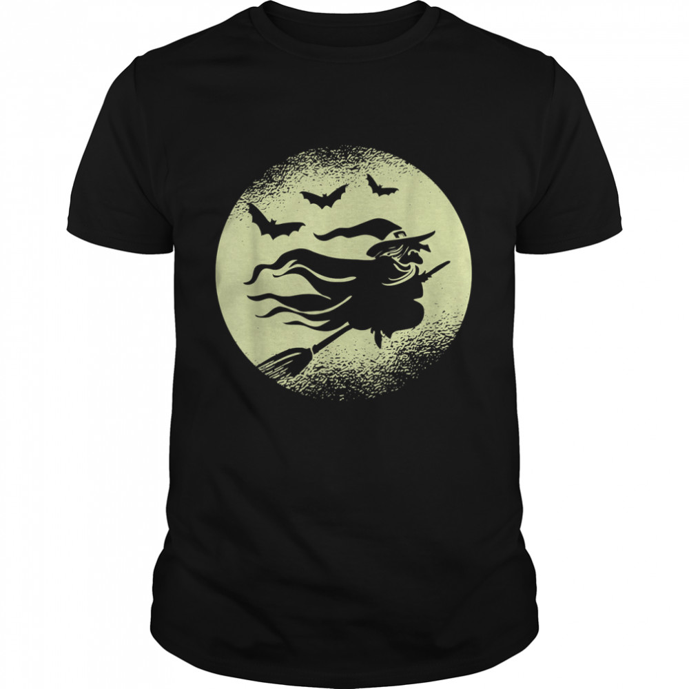 Witch Hat Women Bats Moon I'm With The Witch Halloween 2022 T-Shirt