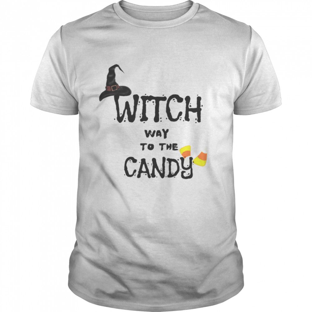 Witch Way To The Candy Candy Witch For Vibes shirt Classic Men's T-shirt Witch Way To The Candy Candy Witch For Vibes shirt Classic Men's T-shirt