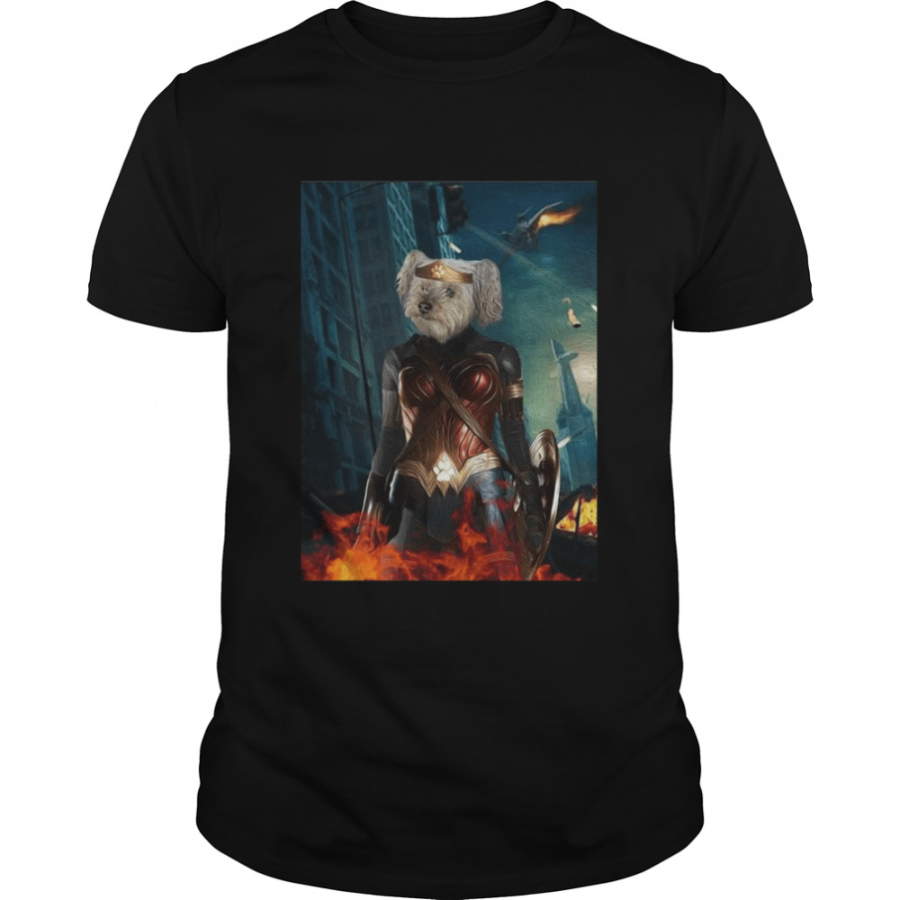 Wonder Doggette Personalized Pet shirt Classic Men's T-shirt
