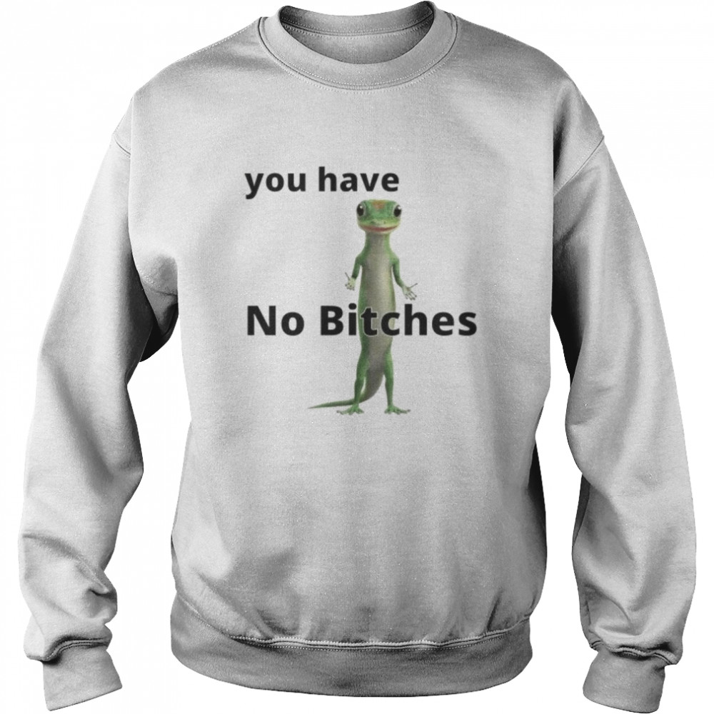 you have no bitches funny shirt unisex sweatshirt