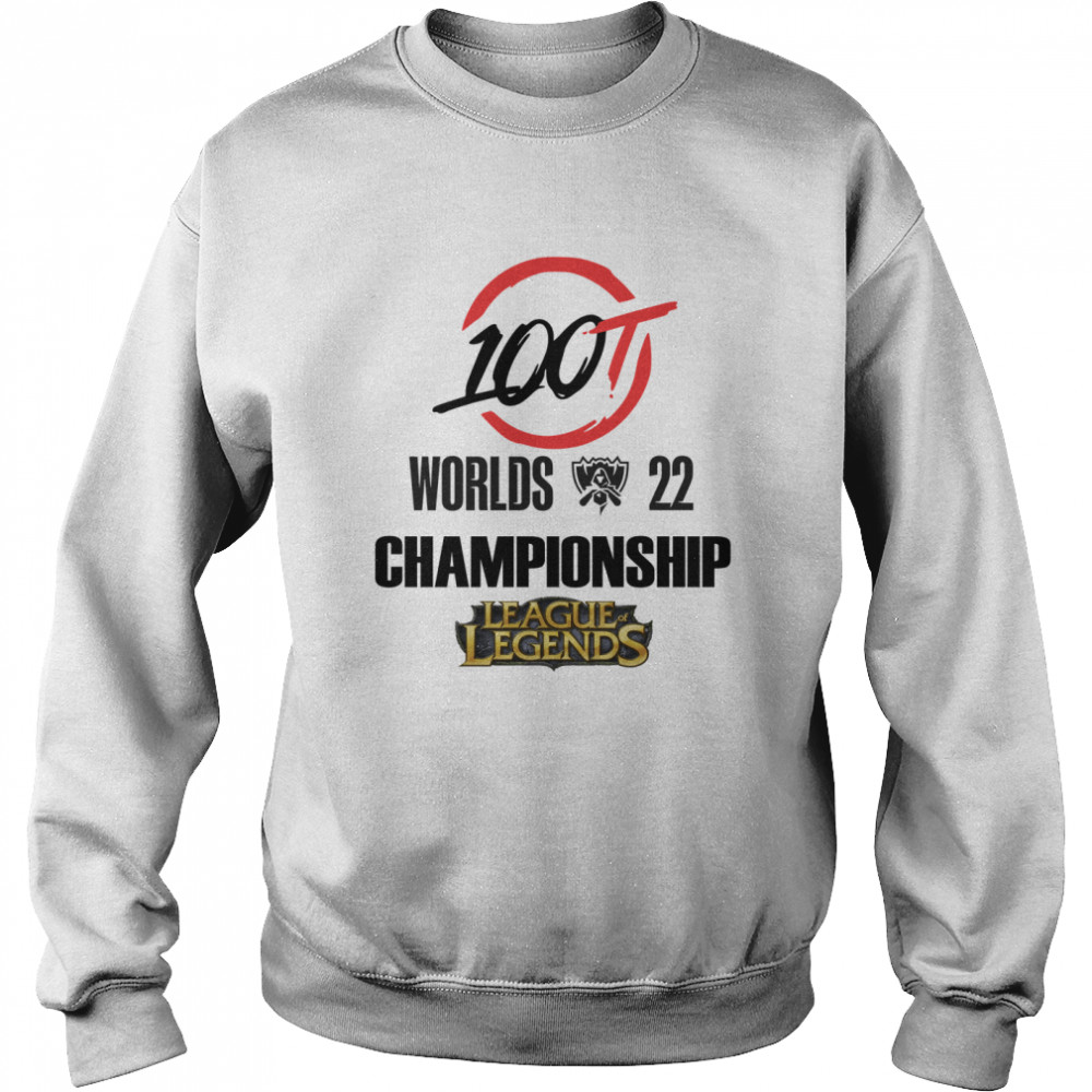 100 Thieves world championship League of Legends 2022 shirt Unisex Sweatshirt
