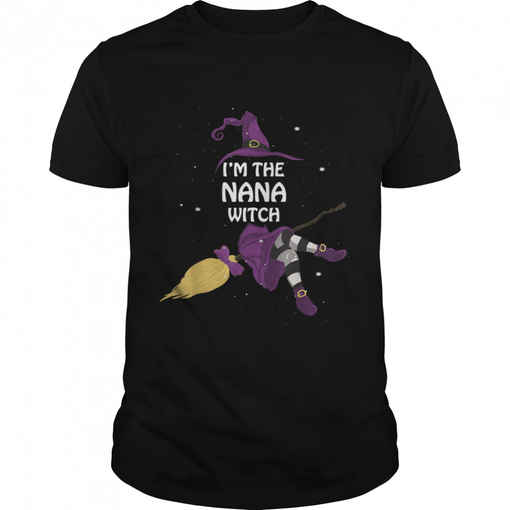 Halloween Im The Nana Witch Family Matching Group Costume T-Shirt