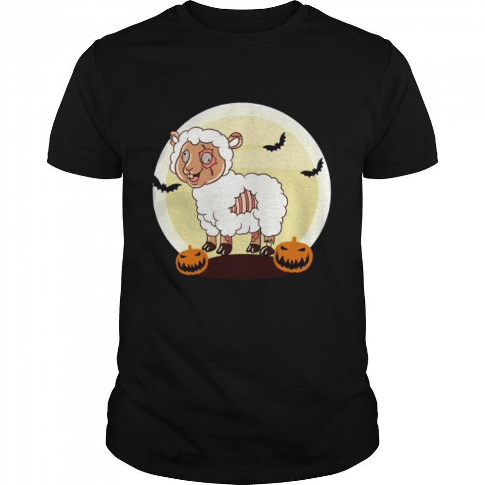 Halloween Zombie Sheep Halloween T-Shirt