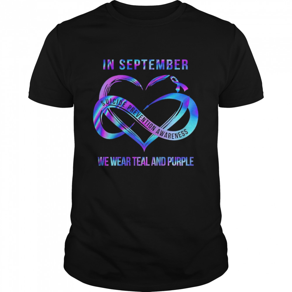 In september we wear teal and purple shirt Classic Men's T-shirt