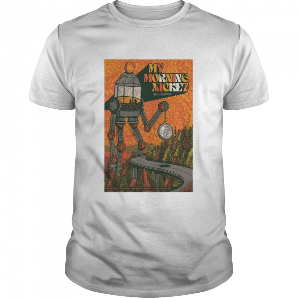 My Morning Jacket September 22-2022 Rabbit Rabbit Asheville NC shirt Classic Men's T-shirt