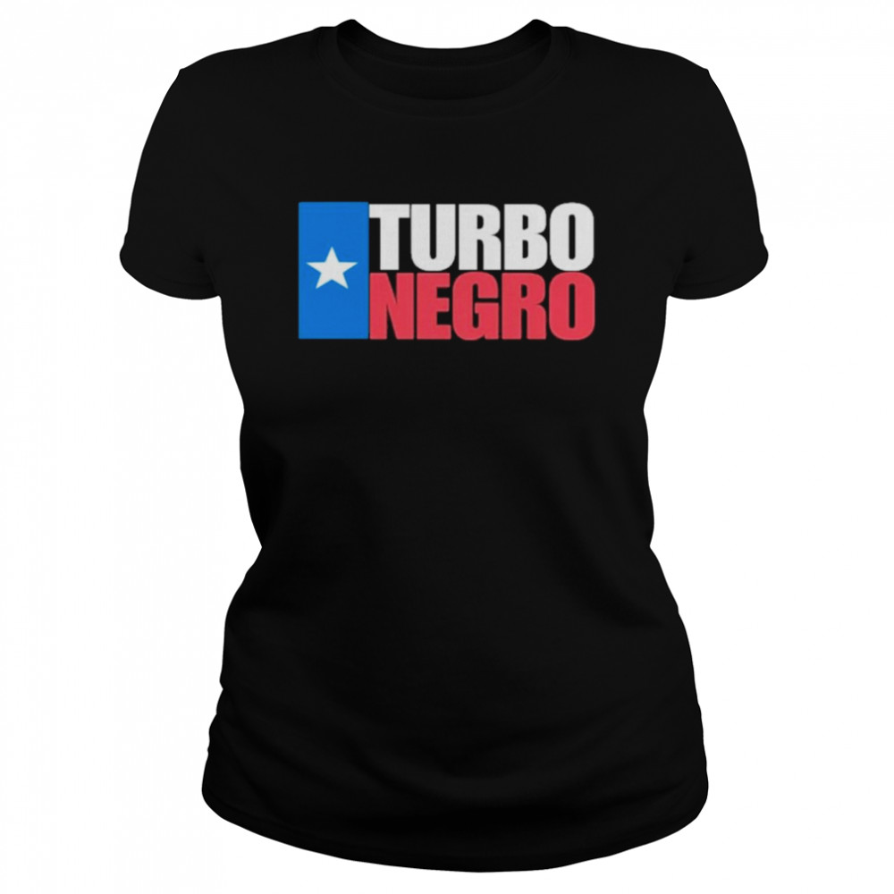 turbo negro classic womens t shirt