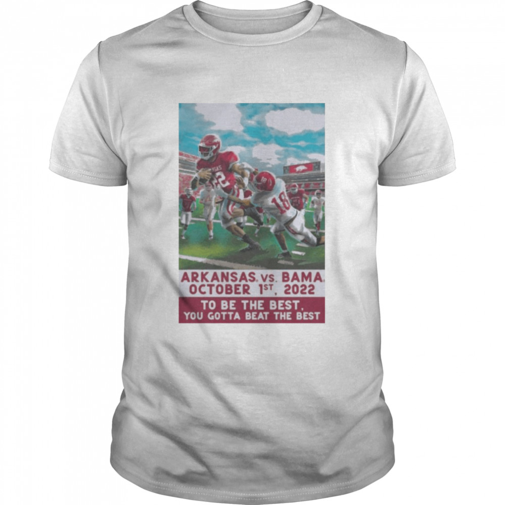 Alabama Crimson Tide Vs. Arkansas Razorbacks Game Day 2022 T-shirt Classic Men's T-shirt