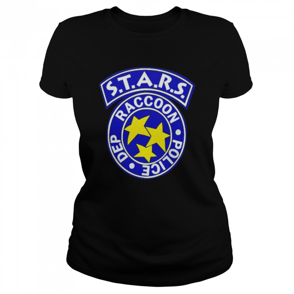 Resident evil stars racoon city police shirt Classic Women's T-shirt