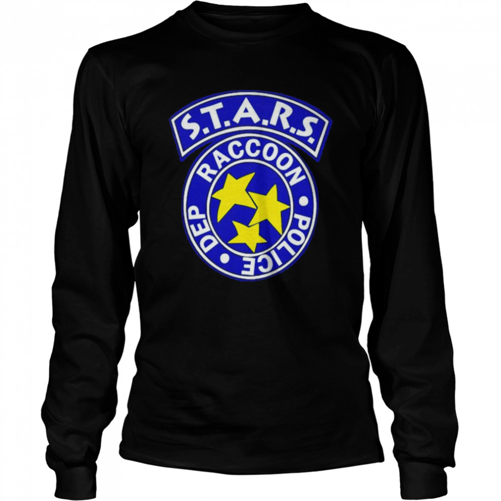 Resident evil stars racoon city police shirt Long Sleeved T-shirt