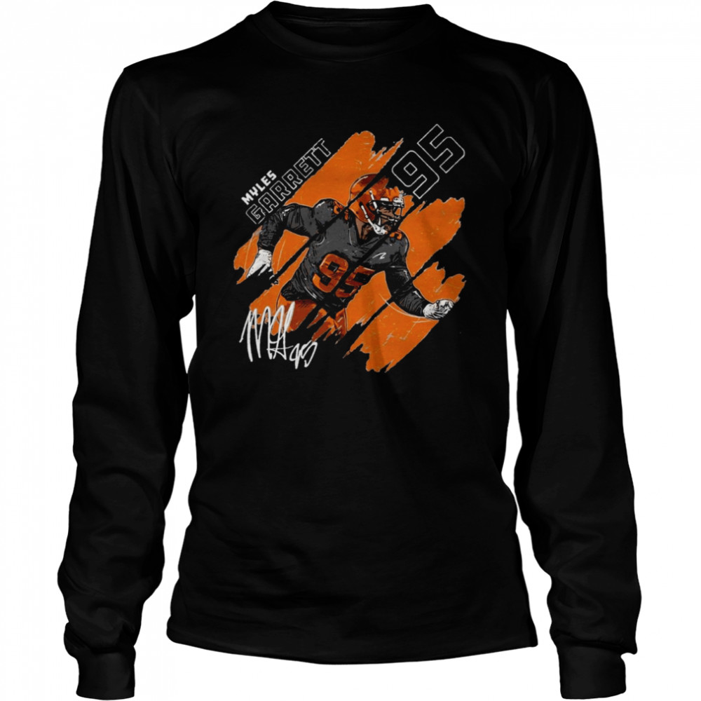 #95 Go Myles Garrett shirt 2 #95 Go Myles Garrett shirt Long Sleeved T-shirt