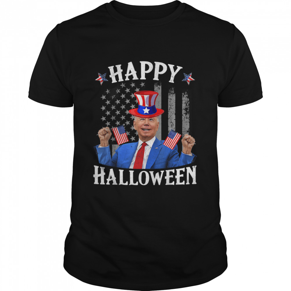 Funny Joe Biden Happy Halloween Confused 4th of July 2022 T- Classic Men's T-shirt
