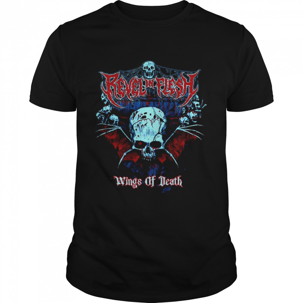 Wings Of The Death Bat Skull Revel In Flesh Band shirt Classic Men's T-shirt