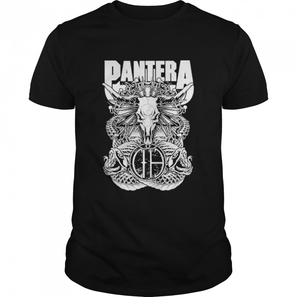 Black And White Musician Pantera shirt Classic Men's T-shirt