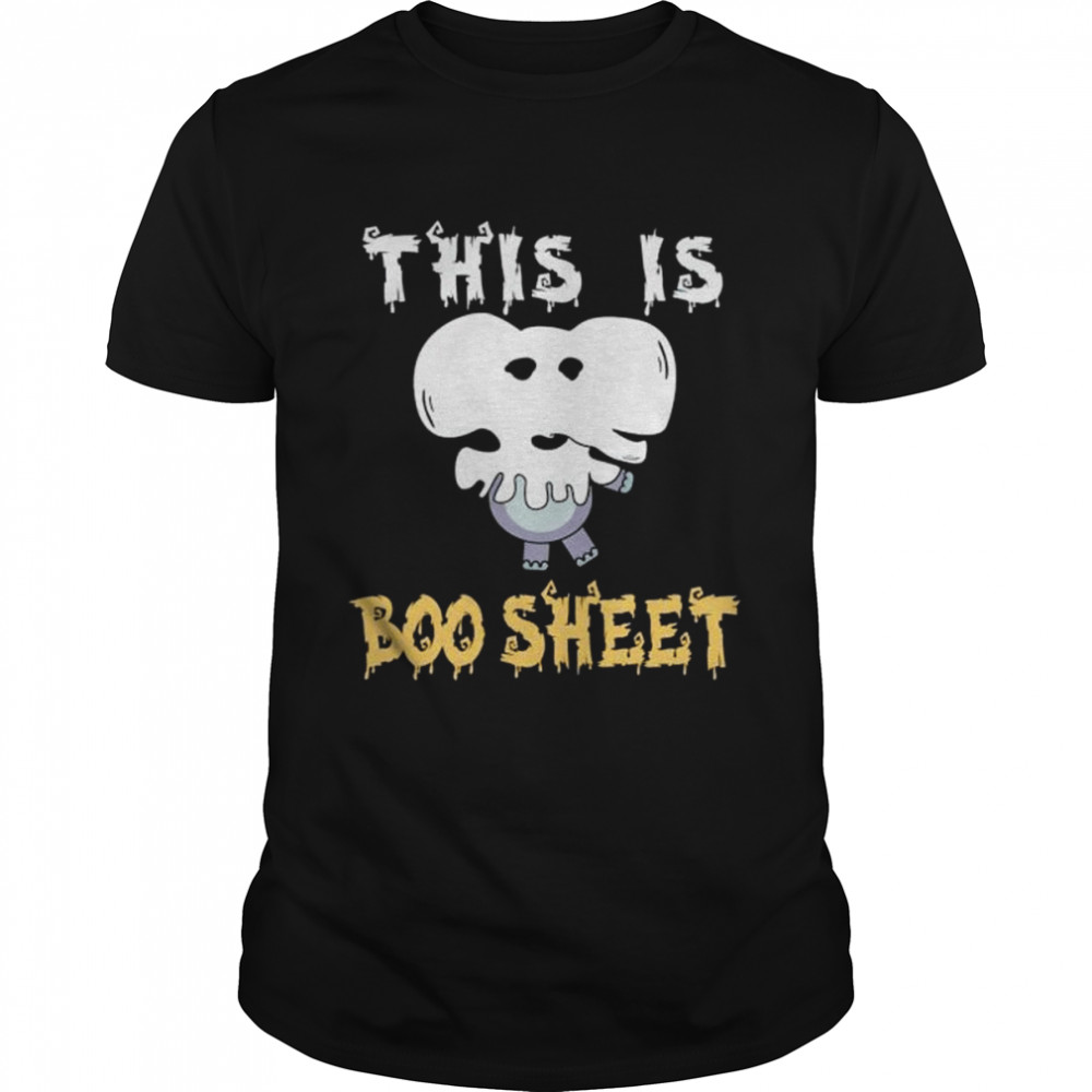 elephant Halloween this is boo sheet shirt Classic Men's T-shirt