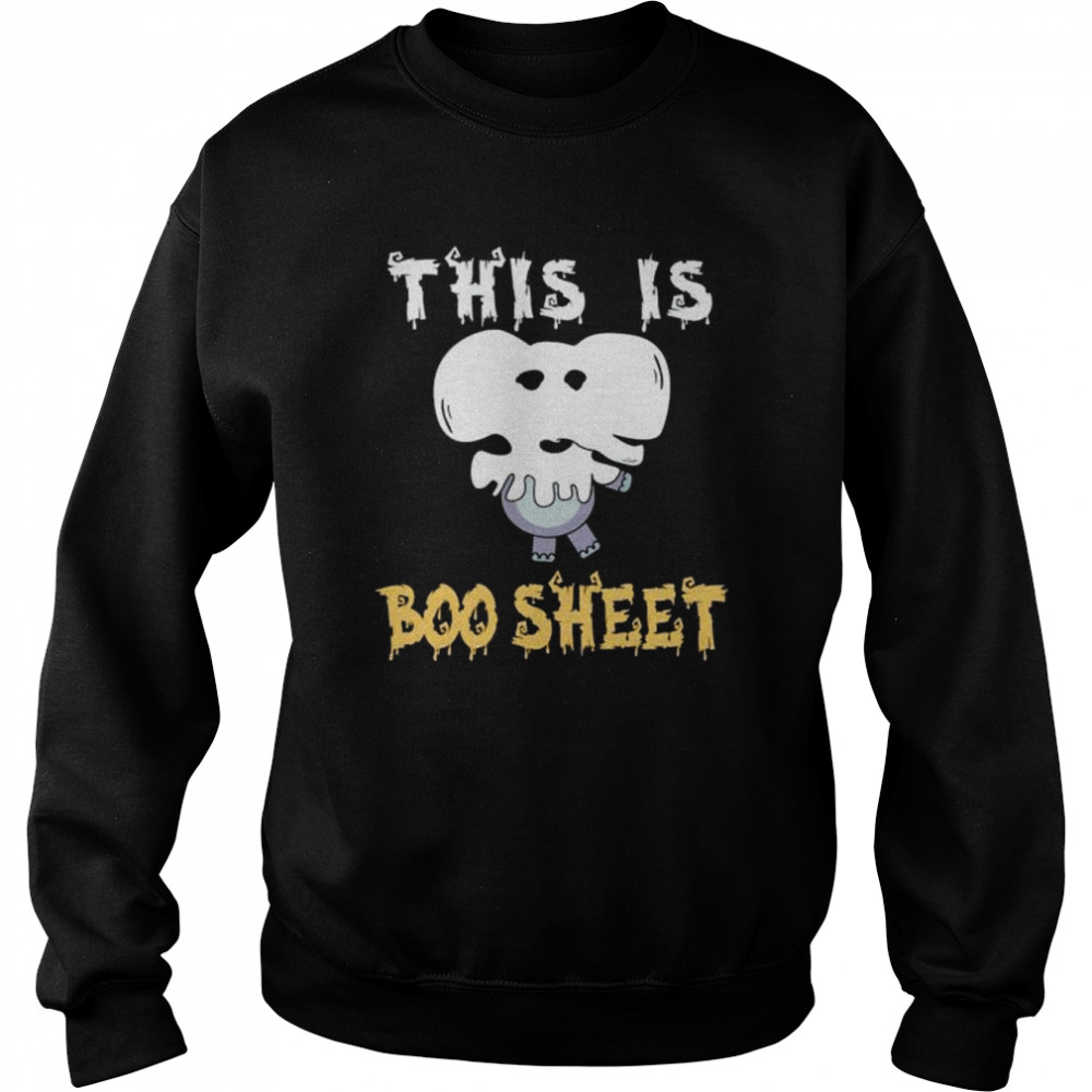 elephant Halloween this is boo sheet shirt Unisex Sweatshirt