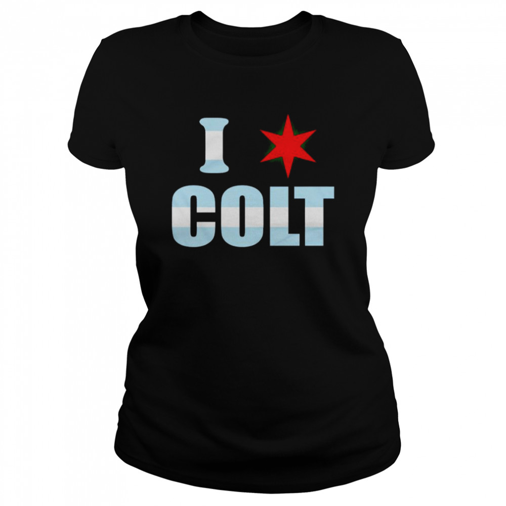 I Love Chicago Star Colt shirt Classic Women's T-shirt
