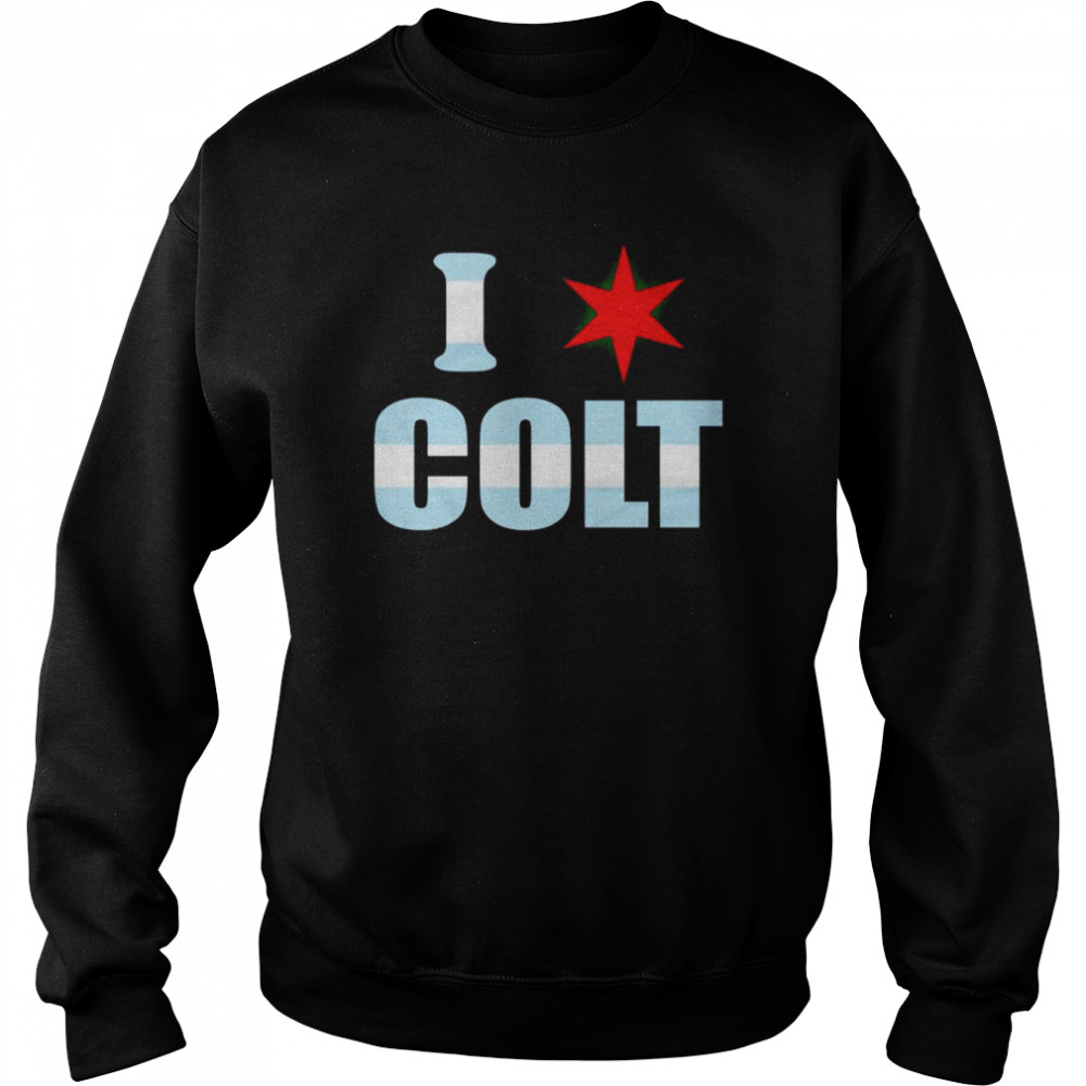I Love Chicago Star Colt shirt Unisex Sweatshirt