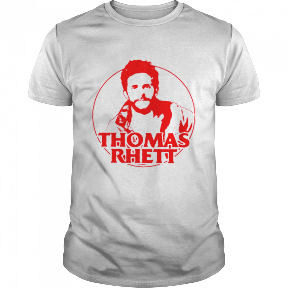 Red Portrait Art Thomas Rhett Singer Songwriter shirt Classic Men's T-shirt