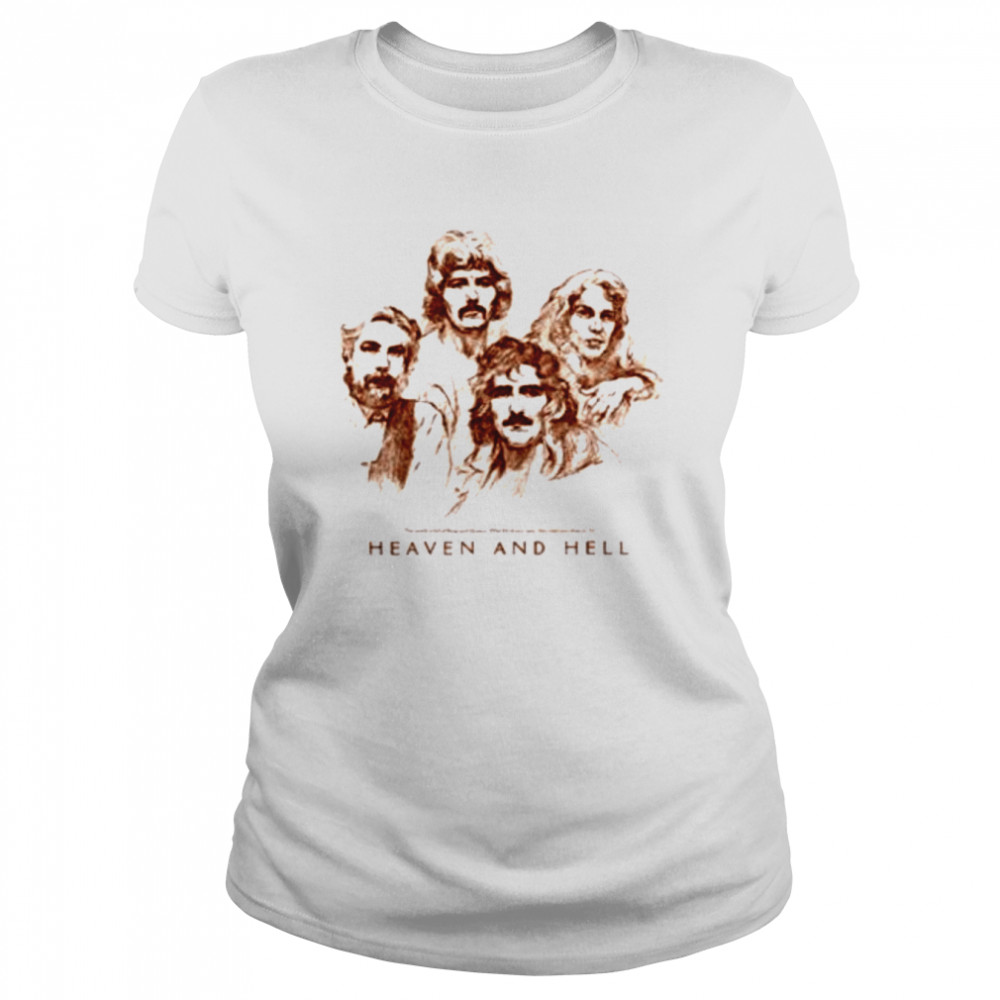 The Band Popularity Grew Black Sabbath By 1973 Heaven And Hell shirt Classic Women's T-shirt