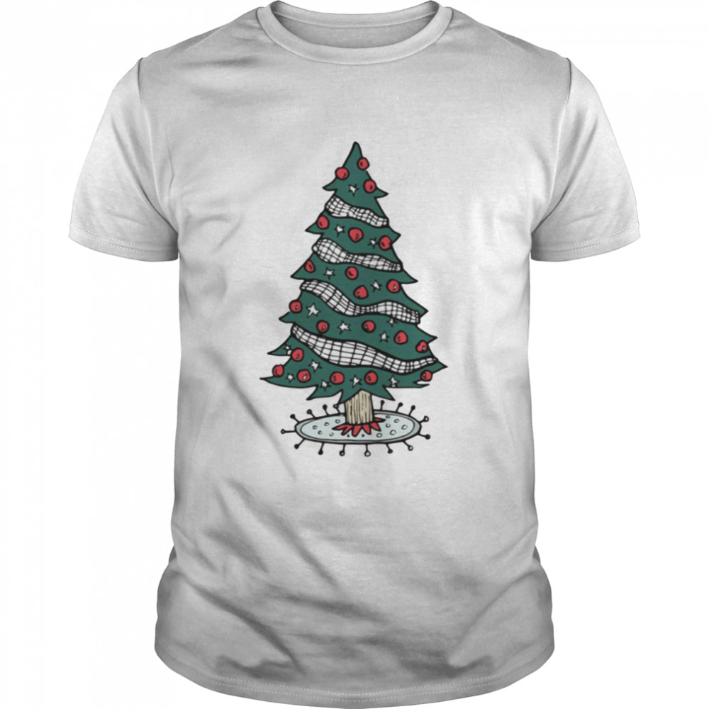 Vintage Christmas Tree Animated shirt Classic Men's T-shirt