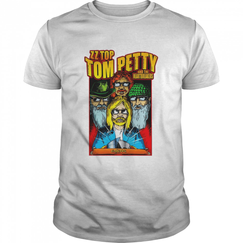 Zz Top Colorful Fanart Tom Petty And The Heartbreakers shirt